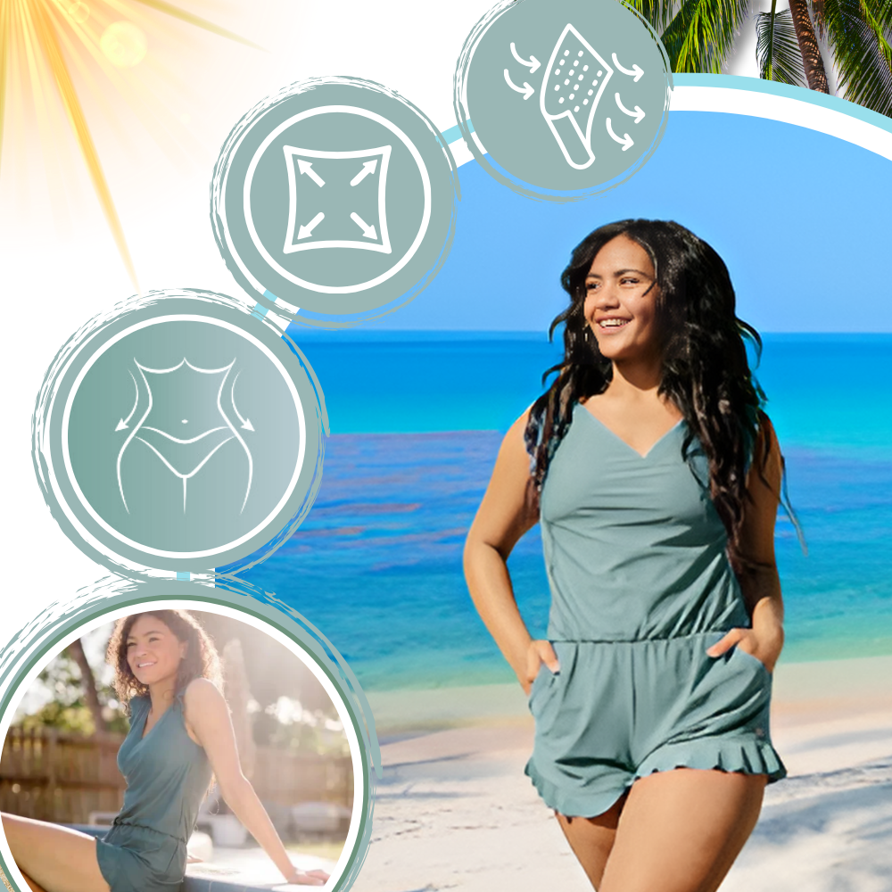 One-Piece Swimsuit with Built-in Bra