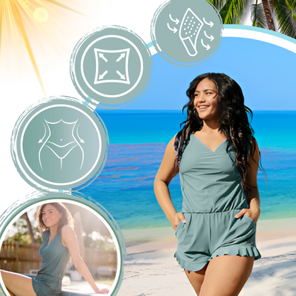 One-Piece Swimsuit with Built-in Bra