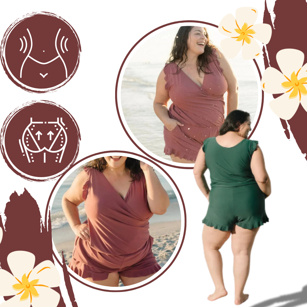 One-Piece Swimsuit with Built-in Bra