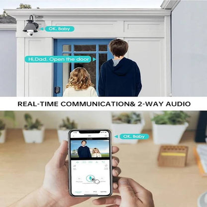 1080P HD Security Camera with Smart 360° Light Bulb Function