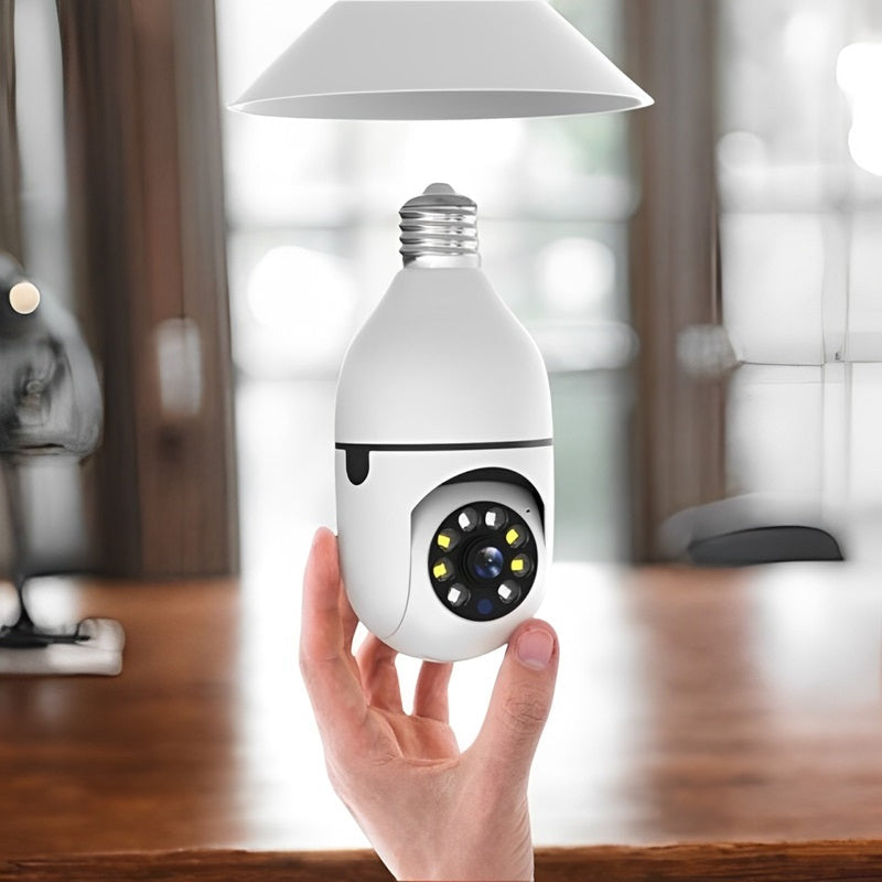 1080P HD Security Camera with Smart 360° Light Bulb Function