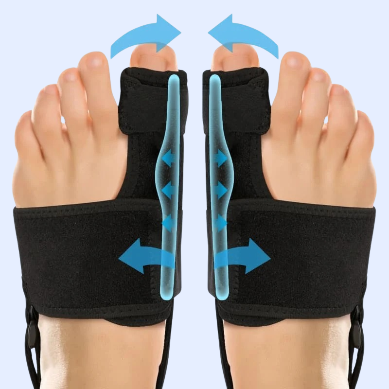 Toe Alignment Support for Enhanced Comfort and Mobility