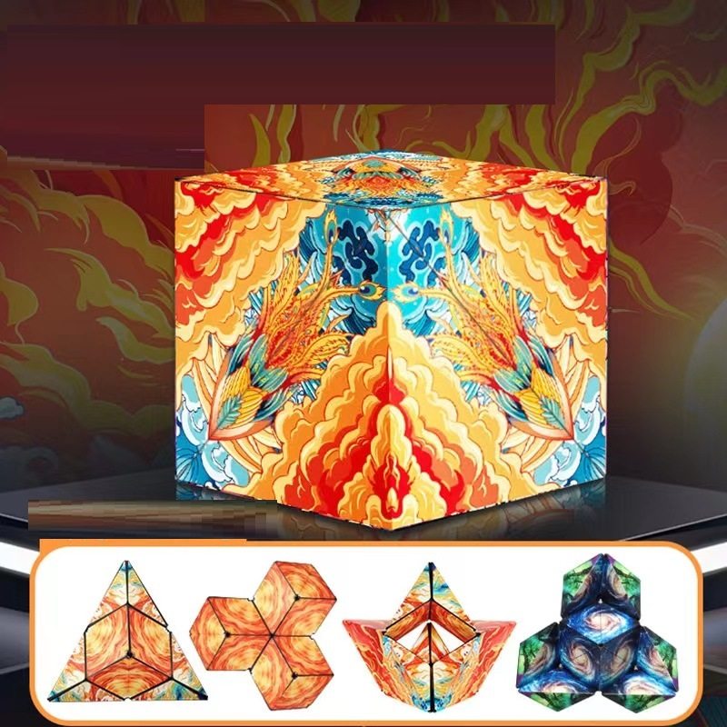 Creative 3D Shape Cube Puzzle – Fun Folding Game for Kids and Adults
