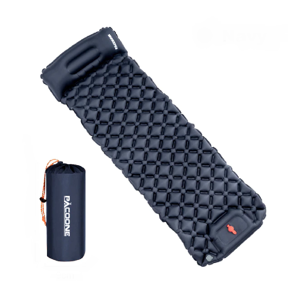 Inflatable Mattress with Pillows – Portable Sleeping Pad