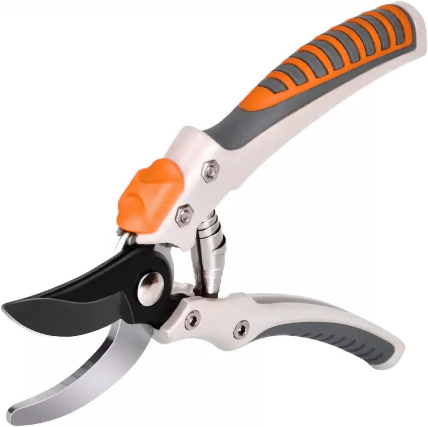 Precision Pruner with Carbon Steel Blade | Cuts Branches Up to 19mm | Ergonomic Soft Grip Handles | Ideal for Gardening & Fruit Harvesting