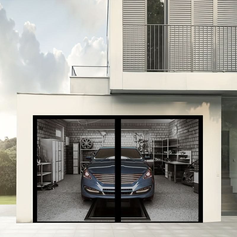 Magnetic Mesh Door Curtain for Insect Protection – Hands-Free Access