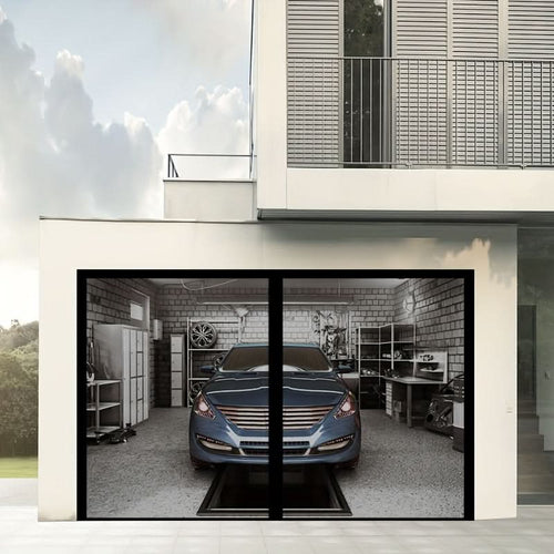 Magnetic Mesh Door Curtain for Insect Protection – Hands-Free Access