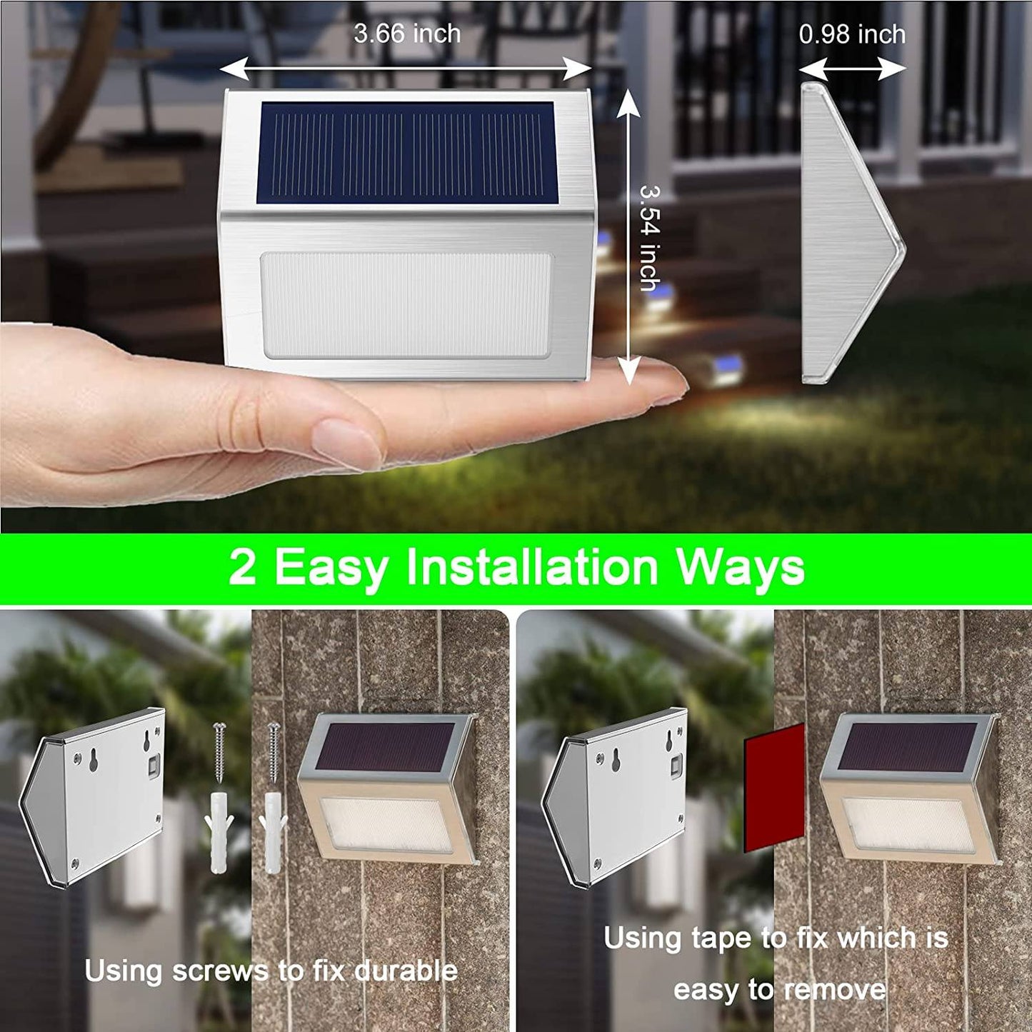 3+3 FREE | GlowGard – Bright Outdoor Lighting All Night without Electricity Costs