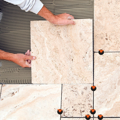 Ultimate Tile Leveling Kit with 110 Pieces and 4 Wrenches