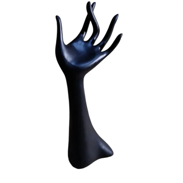 Jewelry Display Stand - Decorative Hand and Bust Holder for Rings, Watches, Bracelets & Necklaces - Artistic Decoration