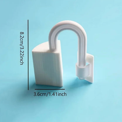 Child and Pet Safety Door Stopper – White Wedge for Bedroom & Bathroom