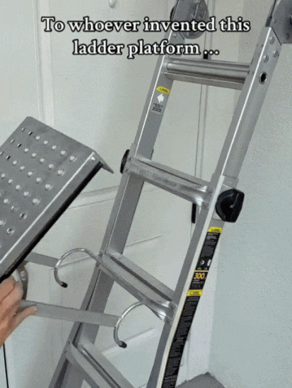 Secure and Stable Work on Any Ladder with LadderNest