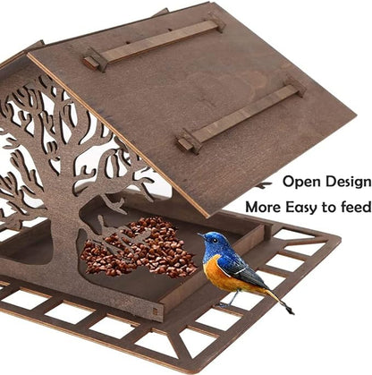 Effortlessly Attract Colorful Birds to Your Garden with Feather Nest