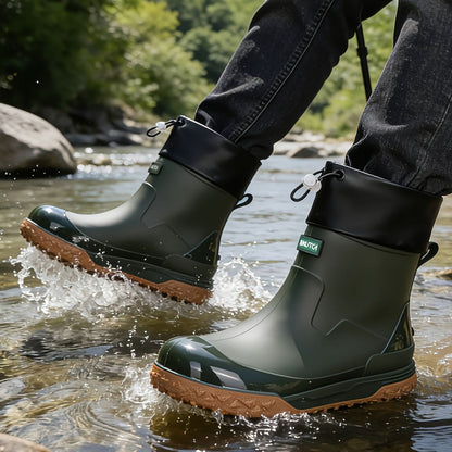 Lightweight Short Rain Boots – Waterproof Design