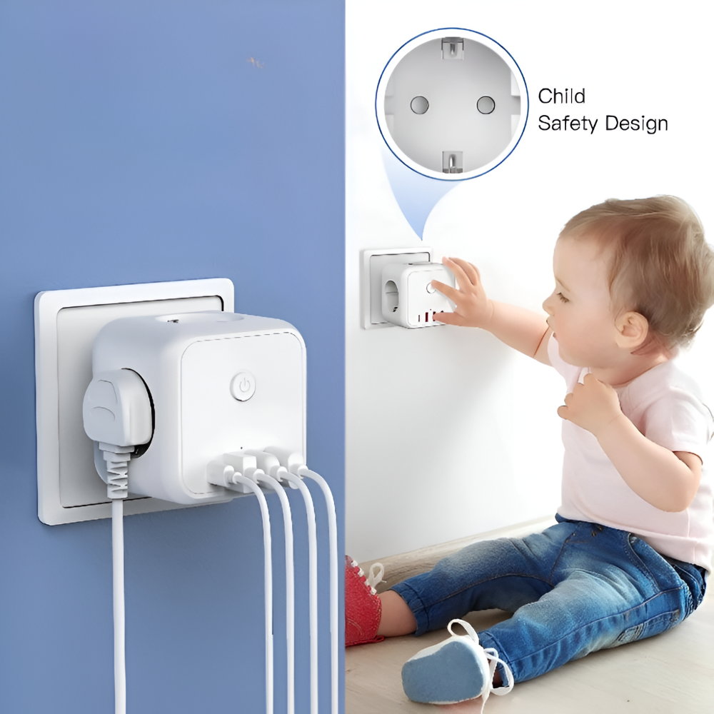 Fast Charging Hub for All Devices with Advanced Surge Protection