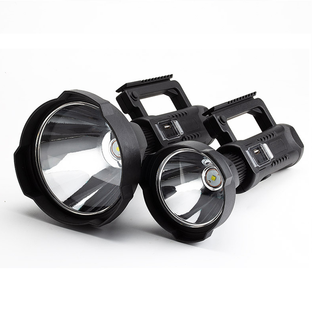 Portable LED Flashlight with High Brightness Spotlights