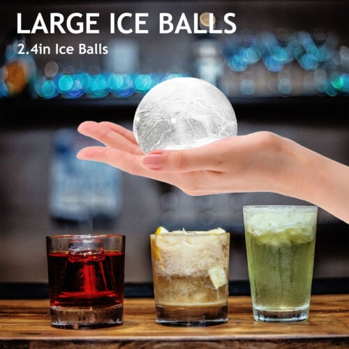 ChillSphere Ice Ball Maker – 2-Pack for Perfect Drinks