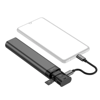 USB Box for Data Storage with Multi-Function Adapter Cable