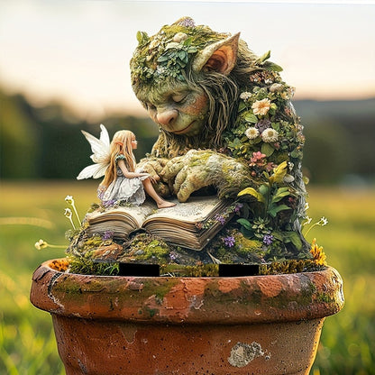 Whimsical Acrylic Garden Stake | Durable Plant Decoration | Charming Outdoor Accent