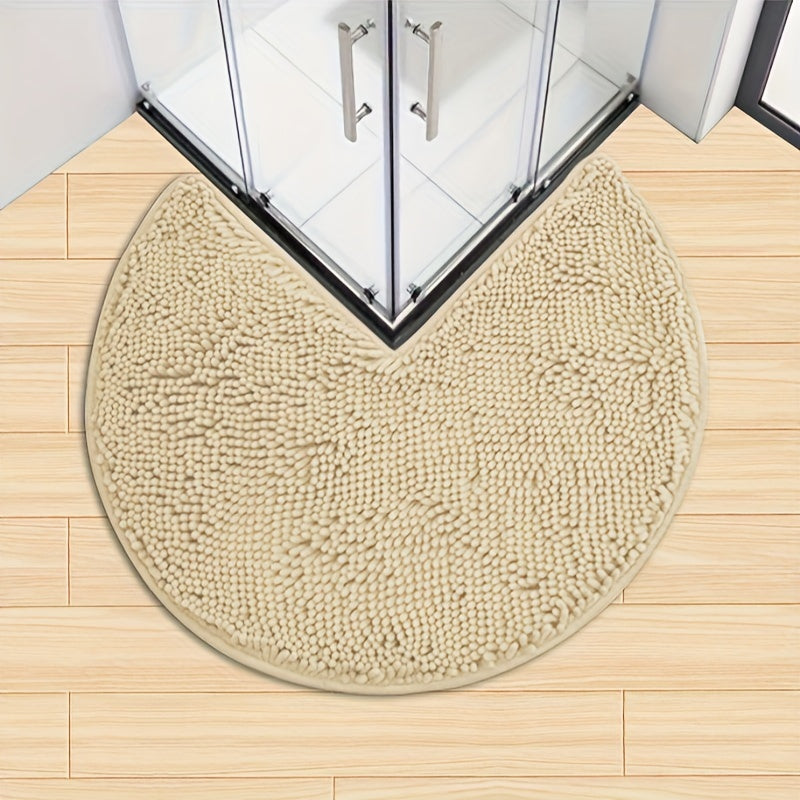 Ultra-Soft Chenille Bath Mat – Non-Slip & Quick-Drying