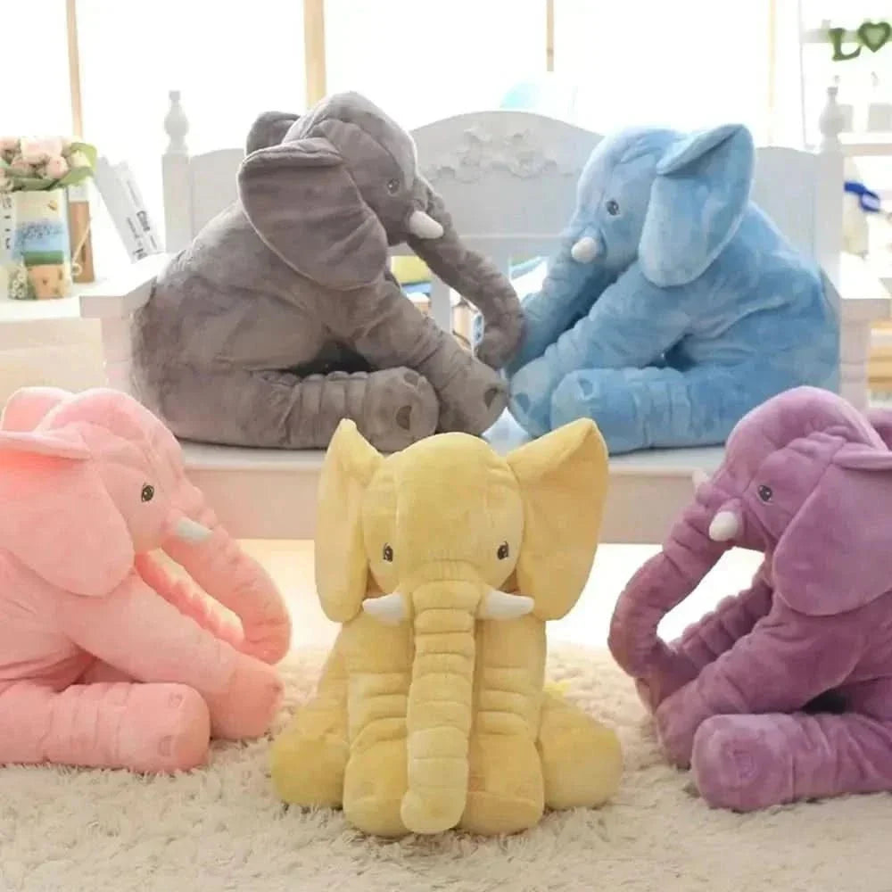 Plush Elephant Pillow for Cozy Comfort and Decorative Relaxation