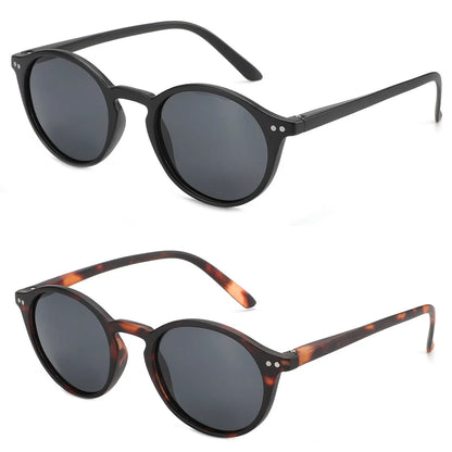 Unisex Round Polarized Sunglasses in Vintage Retro Style