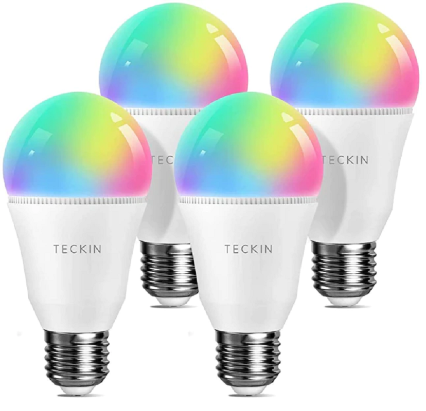 Voice-Controlled RGB LED Smart Bulb with WiFi Connectivity