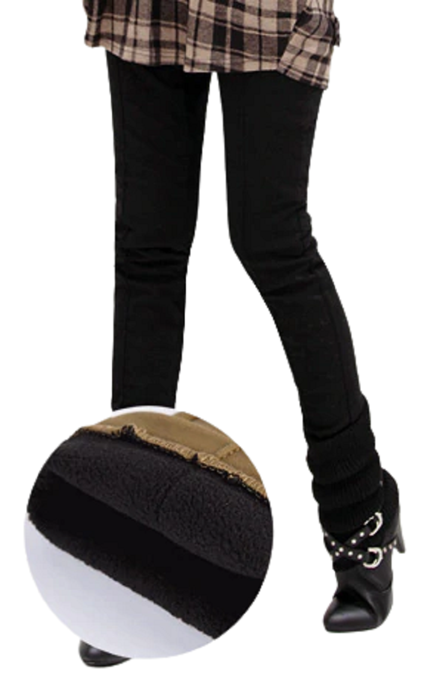Velvet Winter Pencil Trousers in Slim Fit