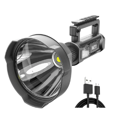 Portable LED Flashlight with High Brightness Spotlights