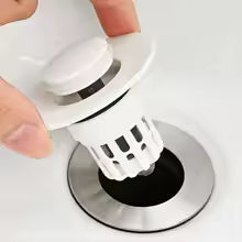 Pop-Up Sink Stopper with Strainer & Filter – Quick Drainage 6×6 cm