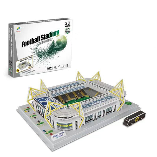 3D Football Stadium Puzzle Model