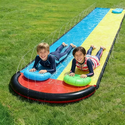 Inflatable Lawn Slide for Surfing Fun – Summer Cooling Activity