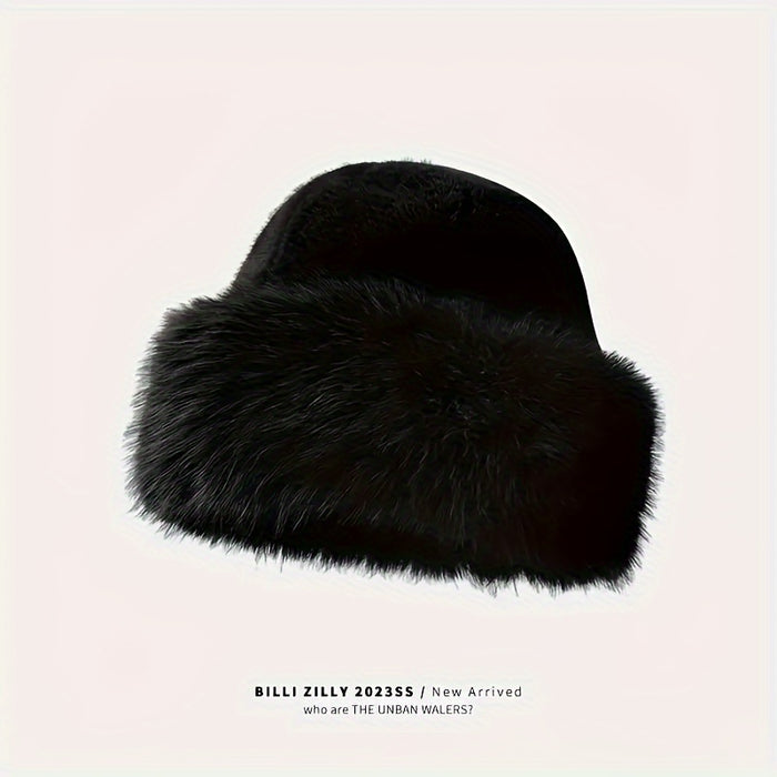 Pink Faux Fur Hat – Stylish Warmth for Cold Weather