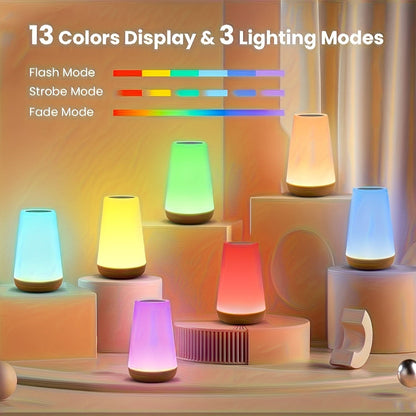 Adjustable Touch Control Lamp for Cozy and Vibrant Illumination