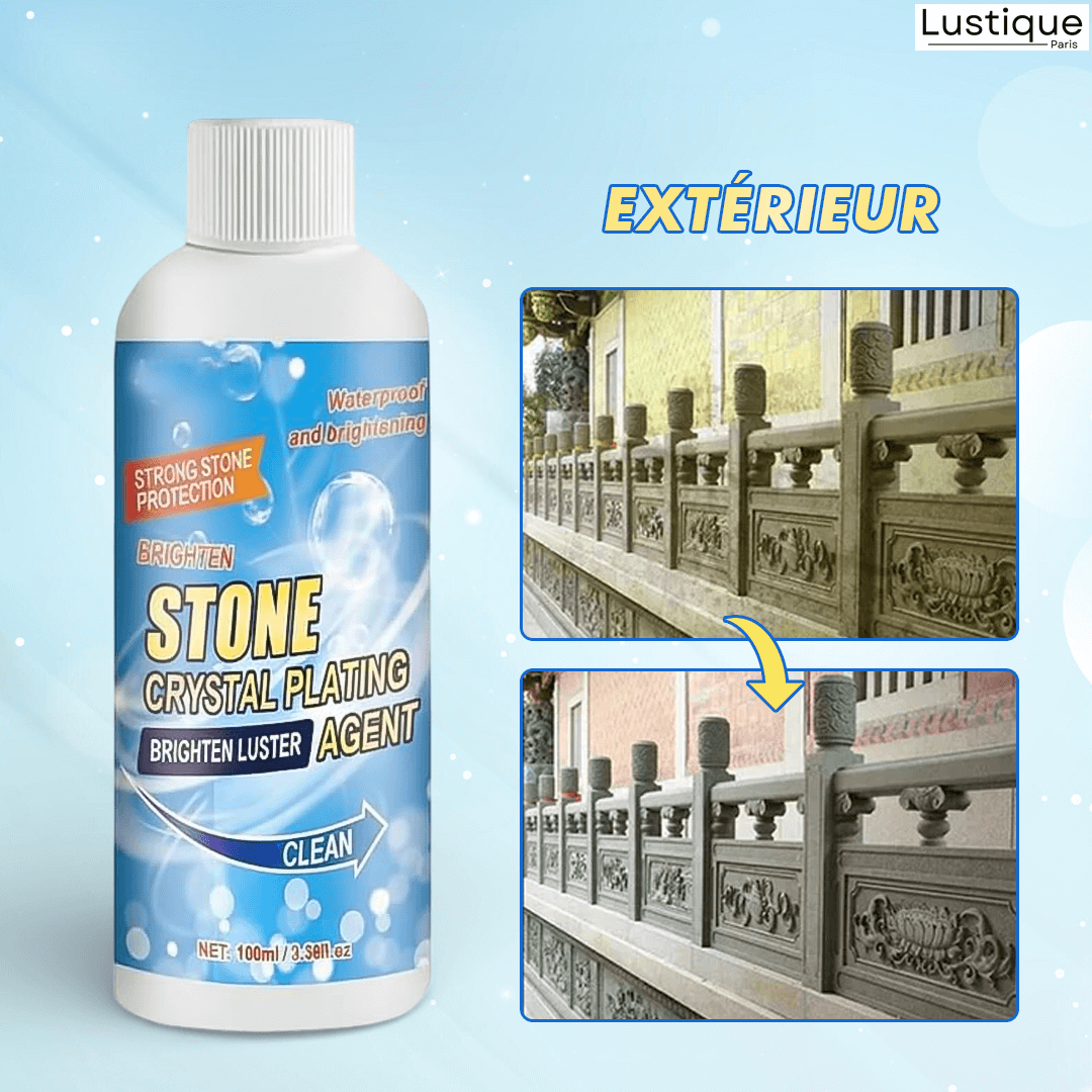 Stone Shield & Shine Cleaner 100 ml | For Marble, Granite, Quartz & Tiles | Water-Repellent Finish with Enhanced Luster