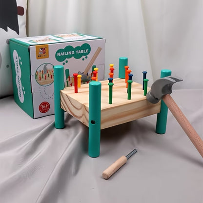 Interactive Hammer Game for Kids | Enhances Motor Skills & Coordination | Wooden Toy