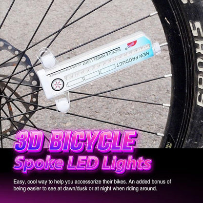 3D Bicycle Wheel Spoke LED Light Set