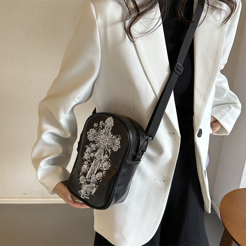 Halloween-Themed Shoulder Handbag – Spooky Design