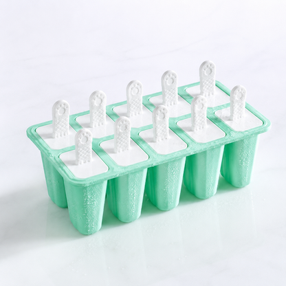 Homemade Frozen Treats Silicone Ice Pop Maker with Sticks