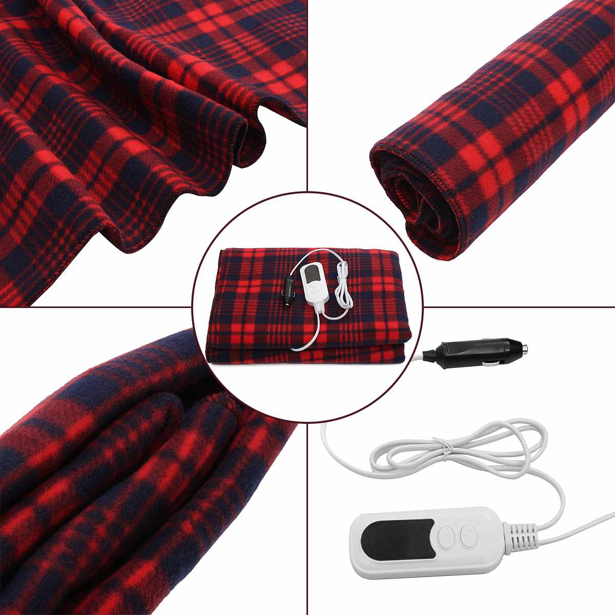 Electric Heated Blanket for Instant Warmth Anytime, Anywhere