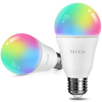Voice-Controlled RGB LED Smart Bulb with WiFi Connectivity