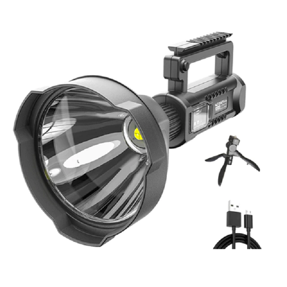 Portable LED Flashlight with High Brightness Spotlights