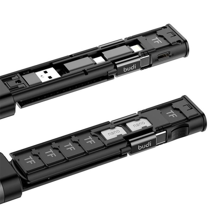 USB Box for Data Storage with Multi-Function Adapter Cable