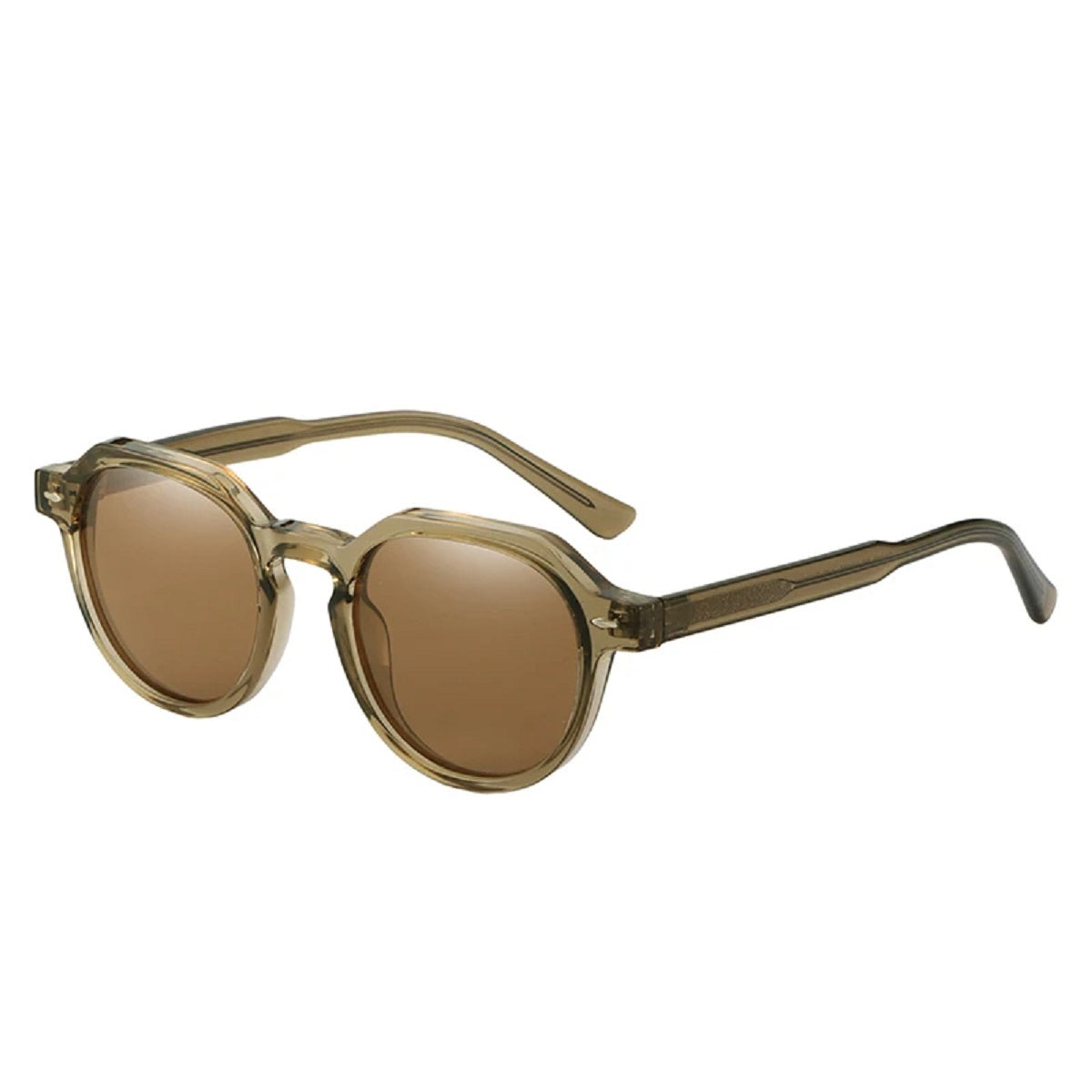 Retro Polarized Sunglasses in Acetate - Unisex Protective Eyewear