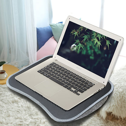 Portable Laptop Desk with Soft Base – Ideal for Bed, Couch, Travel