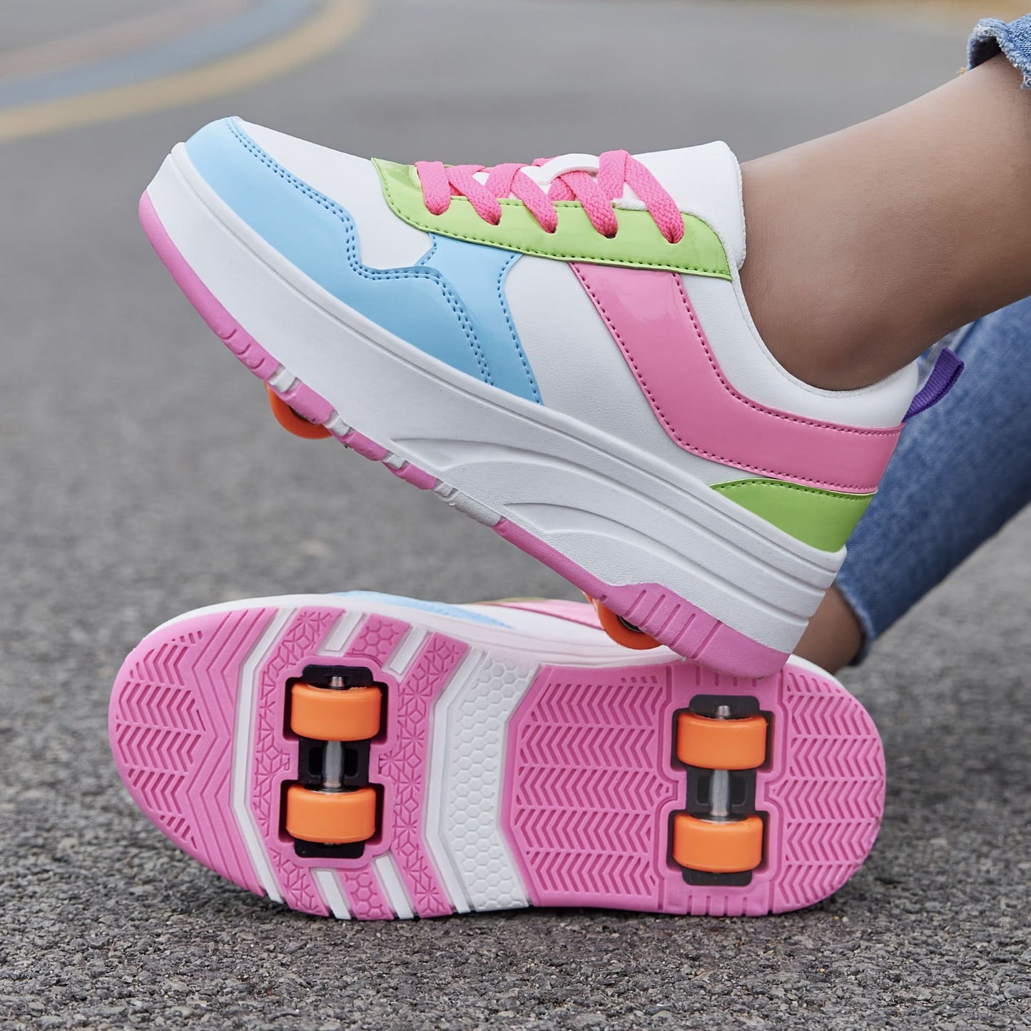 Patchwork Design Outdoor Sneakers for Walking