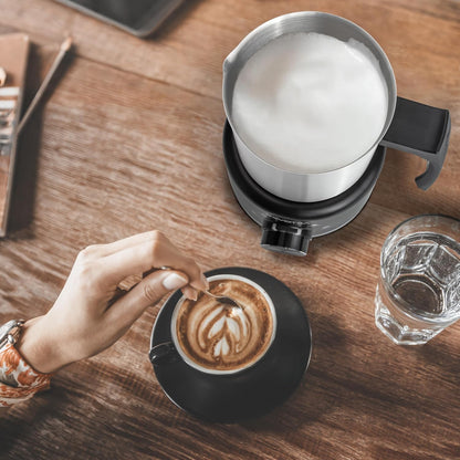 Versatile Electric Milk Frother | 4-in-1 500ml Stainless Steel