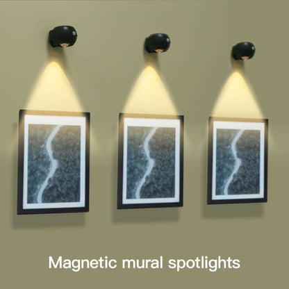 Wireless Human Sensing Light with Adjustable Angle - Rechargeable Indoor Sunset Lamp