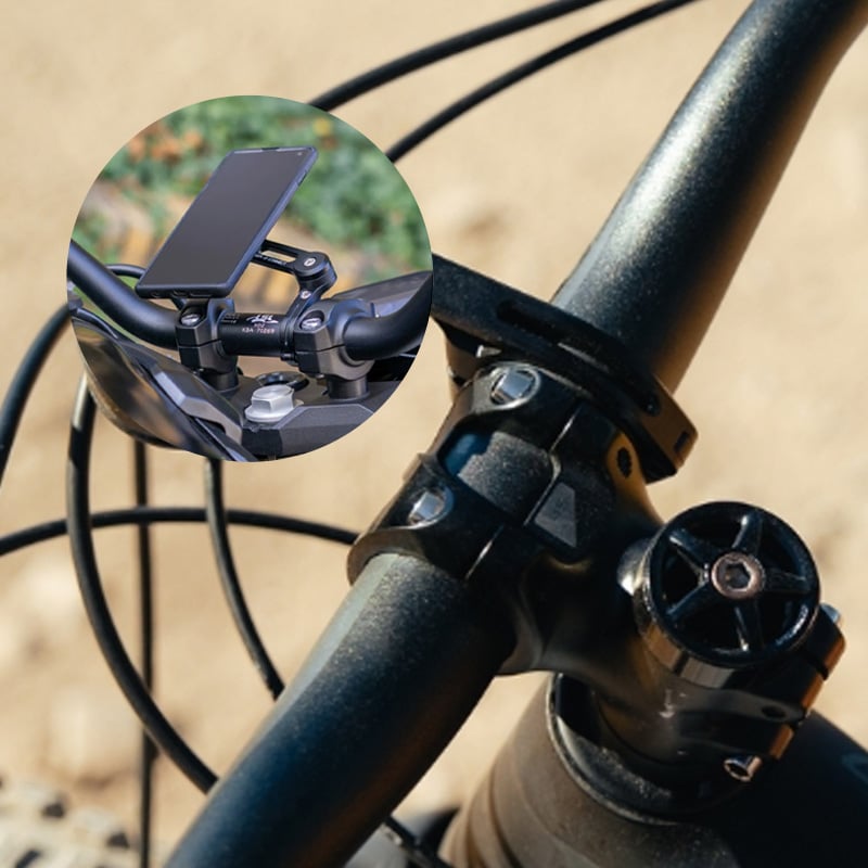 Phone Holder for Secure and Accessible Use During Rides