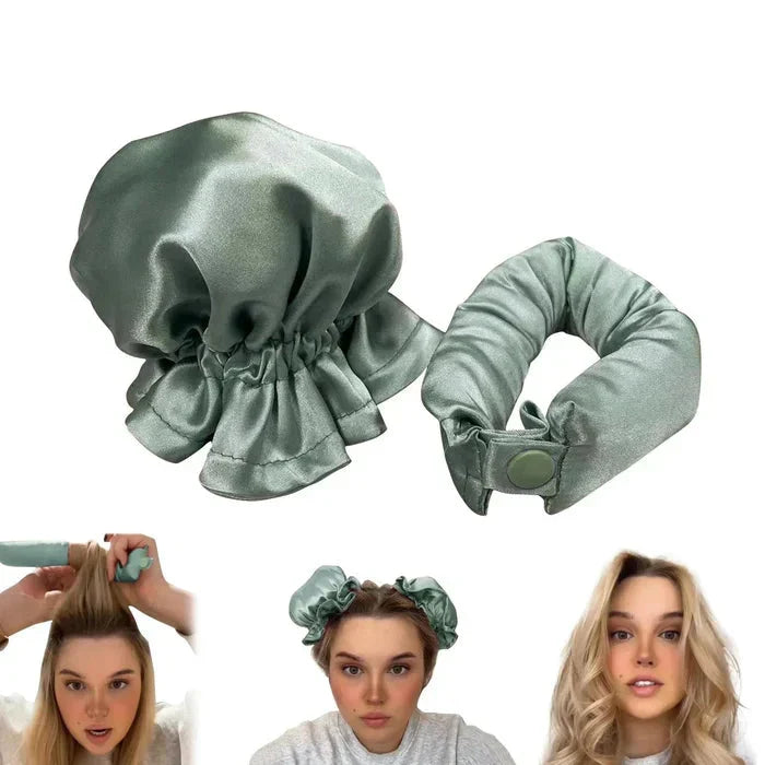 Heat-Free Curlers Set in Satin Finish